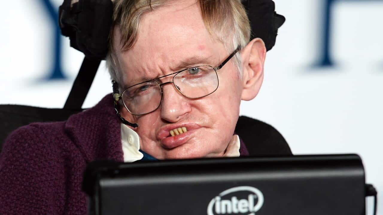 British physicist Stephen Hawking. (AAP)