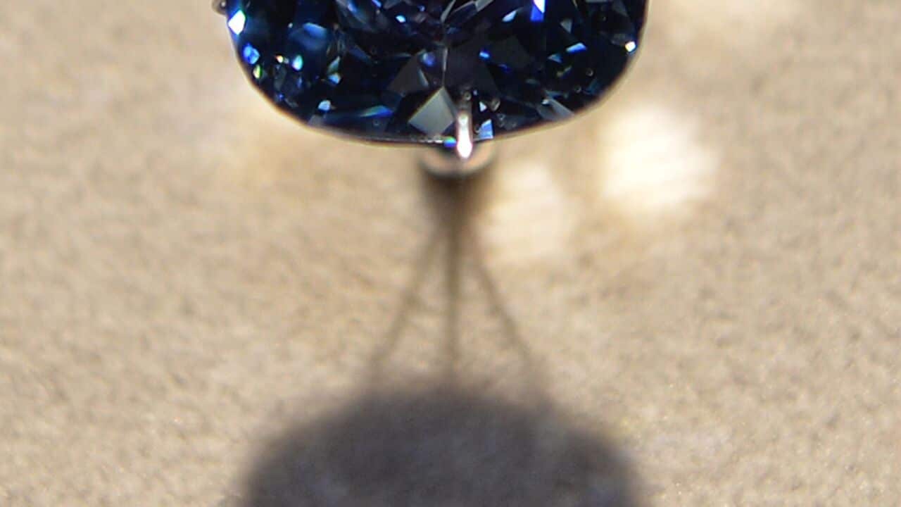 The blue moon diamond