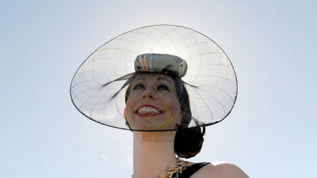 A punter on Melbourne Cup Day