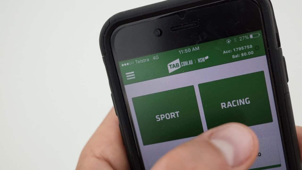 The TAB online betting app