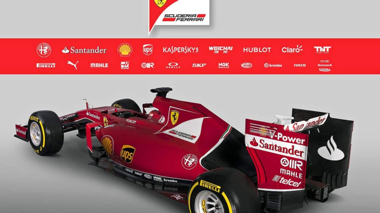The Ferrari SF15-T Formula One car