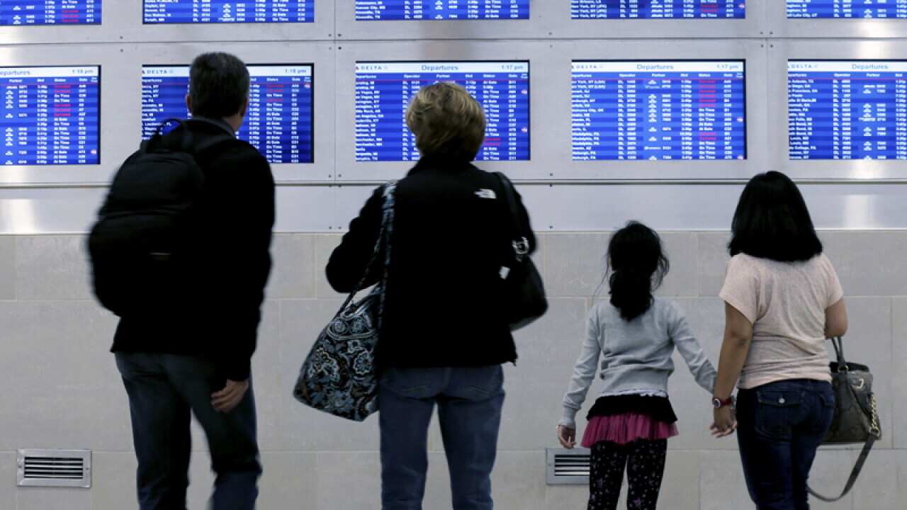 Hurricane Sandy grounds US air travel