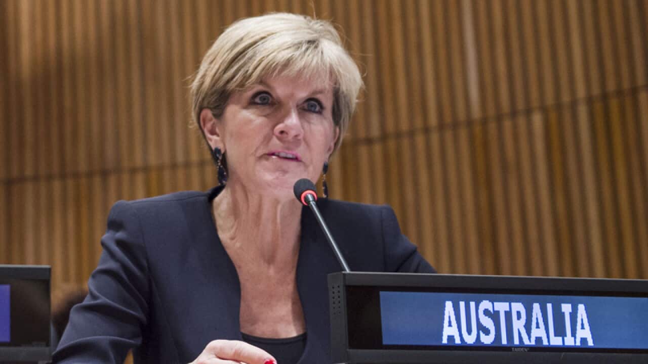 Julie Bishop.