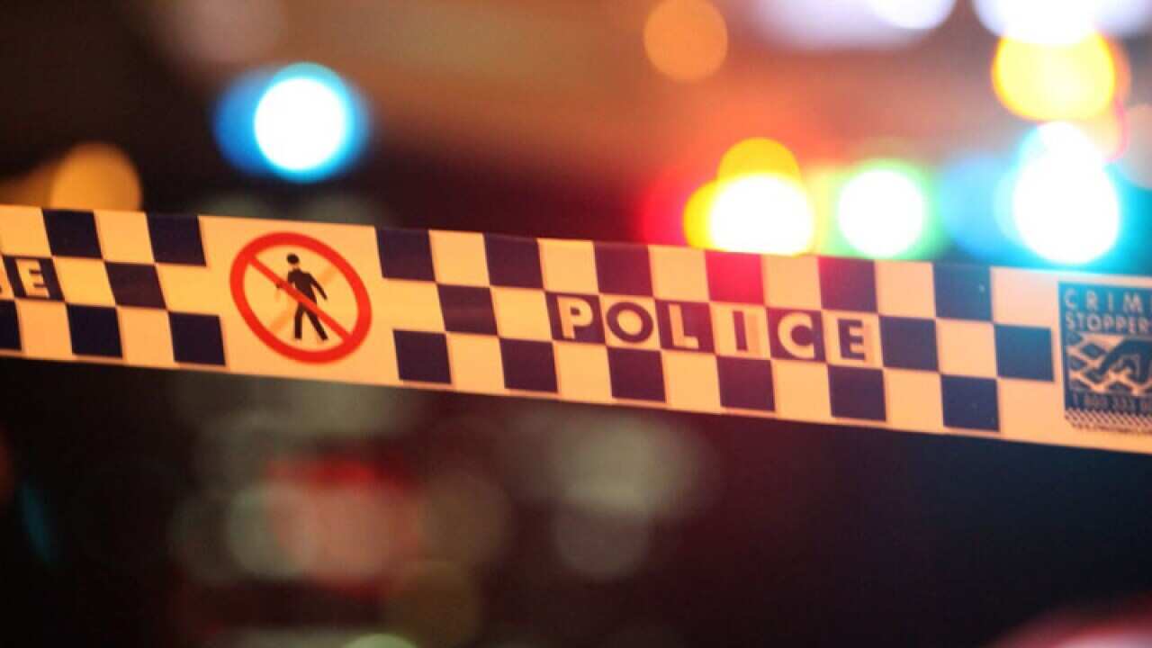 Police tape.