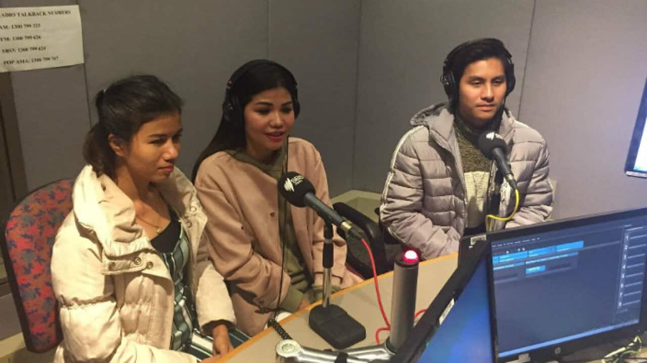 Meas Sok Sophea in SBS studio