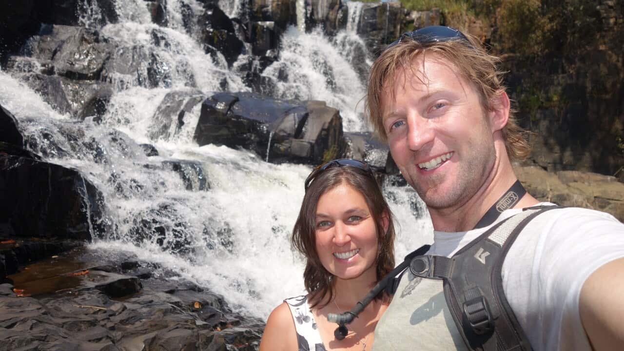 Dean and Tanya Griffioen at Nyanga Falls, Zimbabwe (Flickr/Dean and Tanya Griffioen)