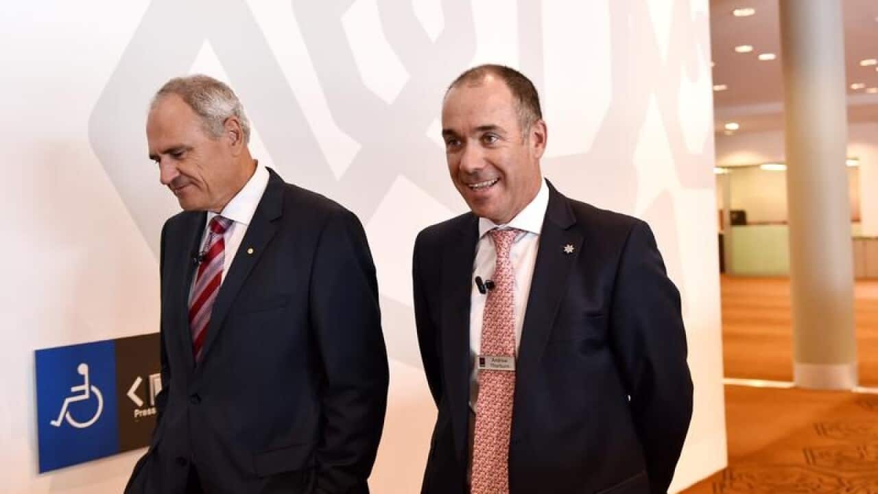 Ken Henry and Andrew Thorburn.