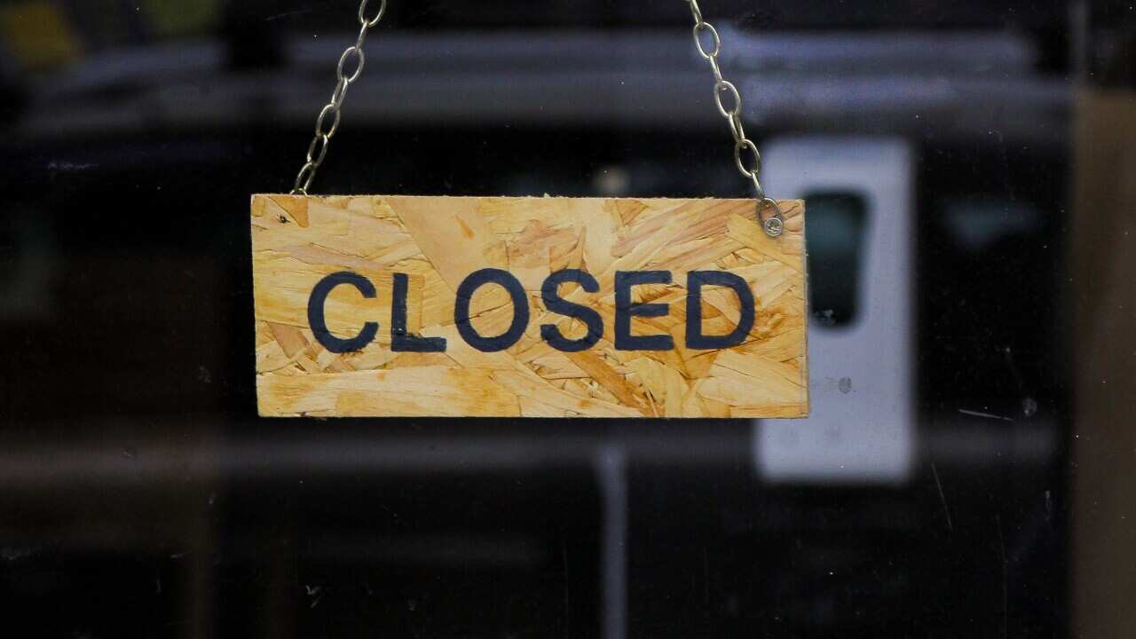 Closed - sign on the door