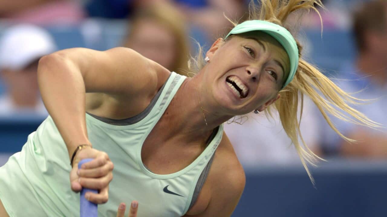 Russian tennis player Maria Sharapova