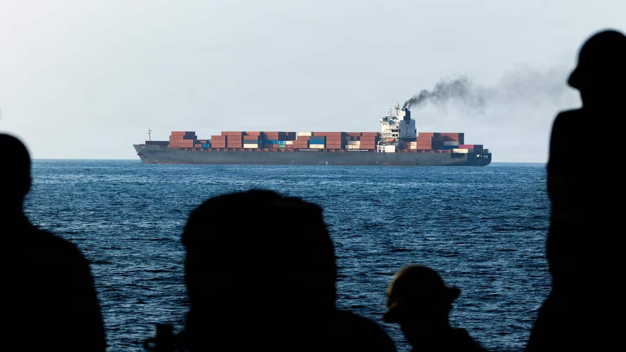 U.S. forces patrol the Arabian Sea near MV Touska (Getty)