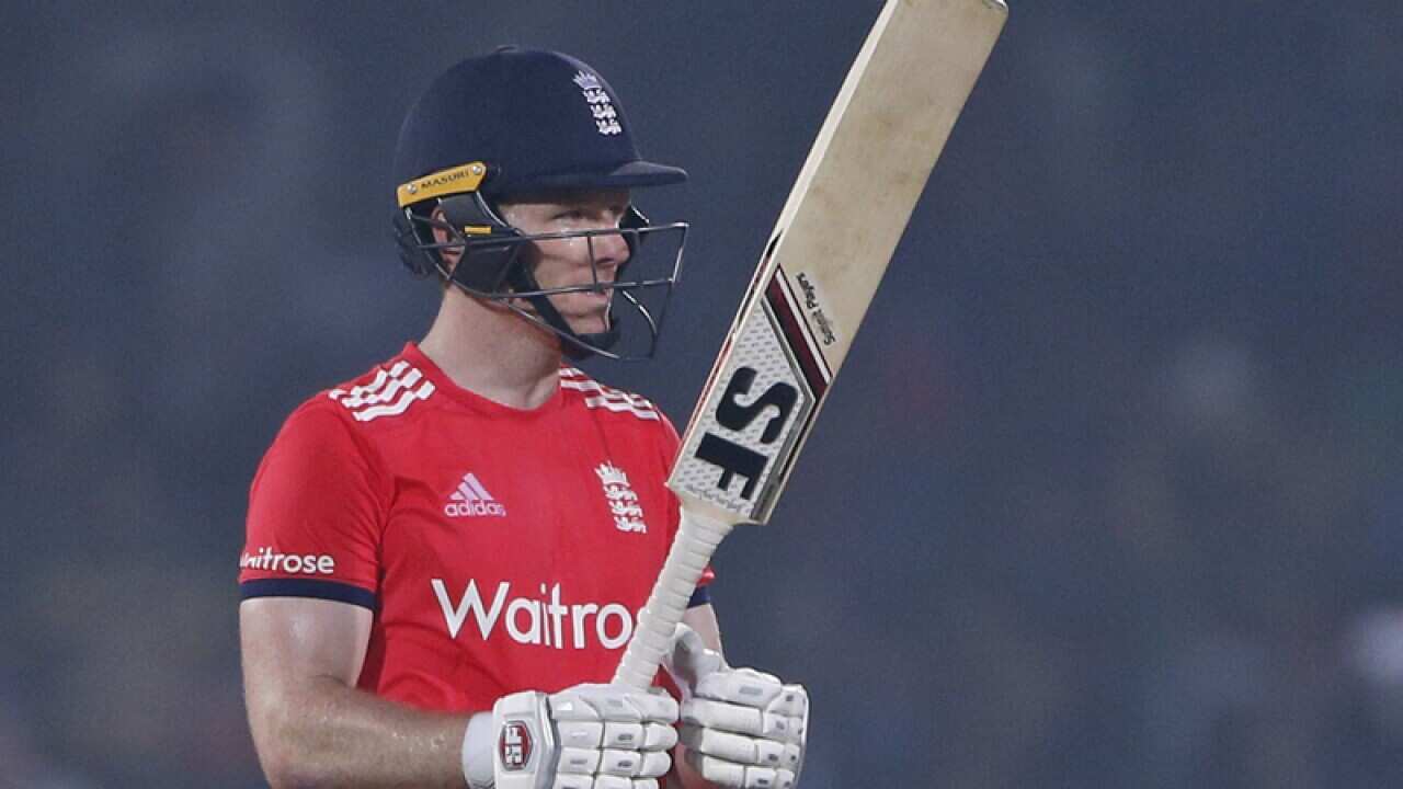 England's captain Eoin Morgan