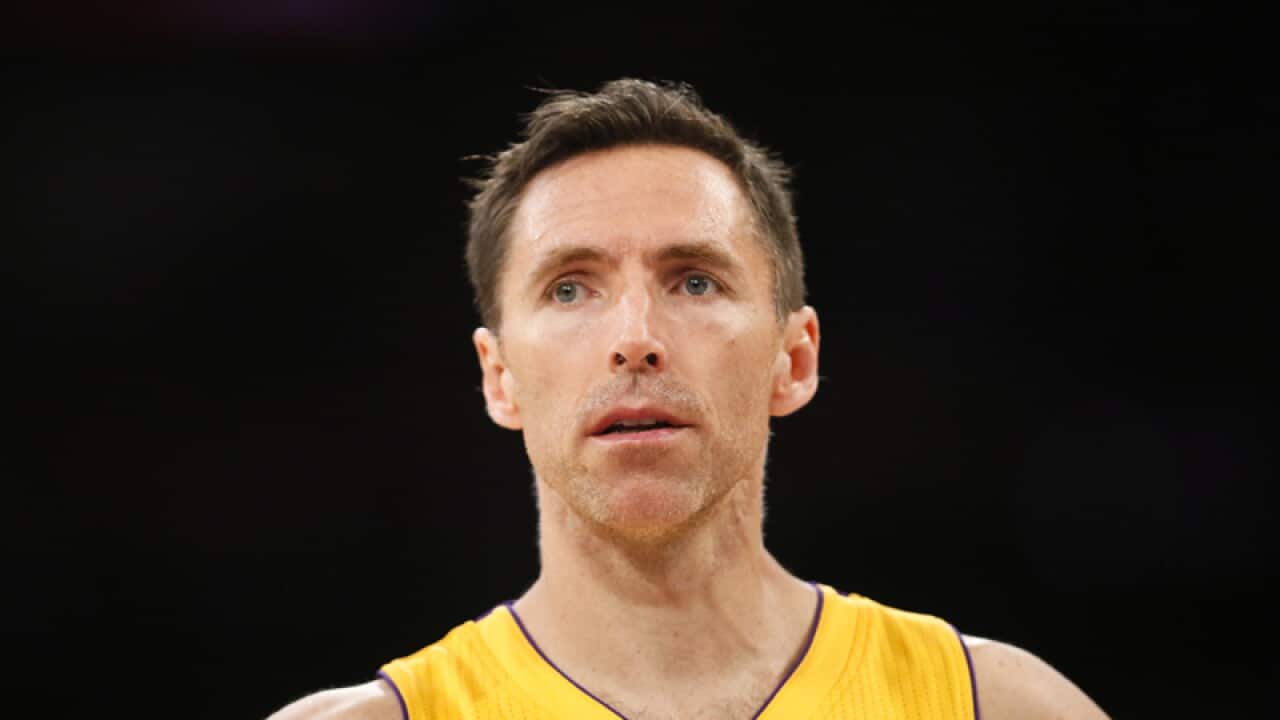 Los Angeles Lakers guard Steve Nash