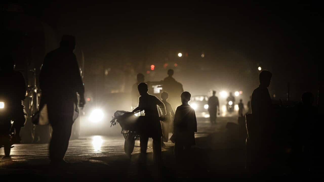 APTOPIX Pakistan Lights Out