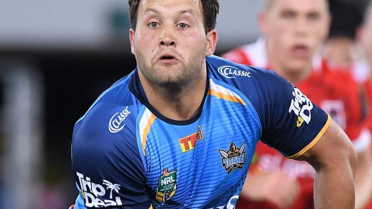 Titans player Tyrone Roberts