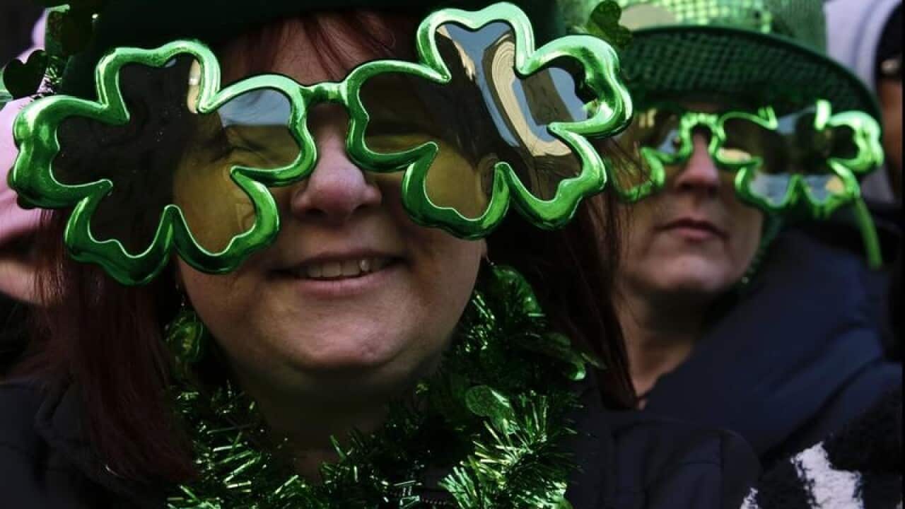 St. Patrick's Day parade in New York, New York, USA