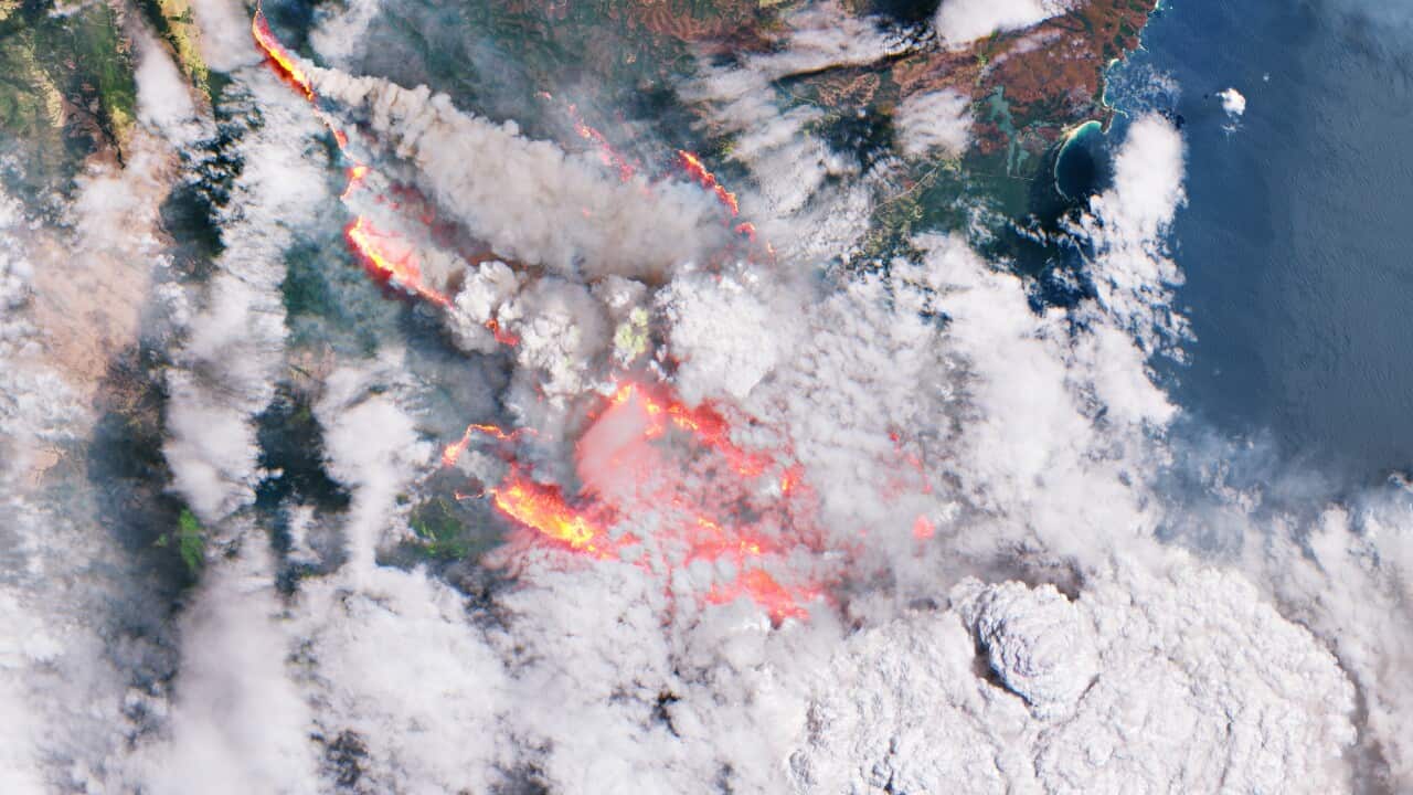 SPACE AUSTRALIA BUSHFIRES