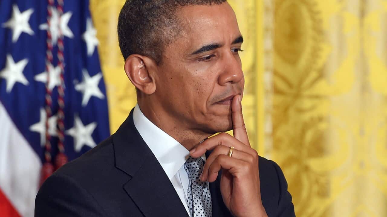US President Barack Obama at the White House