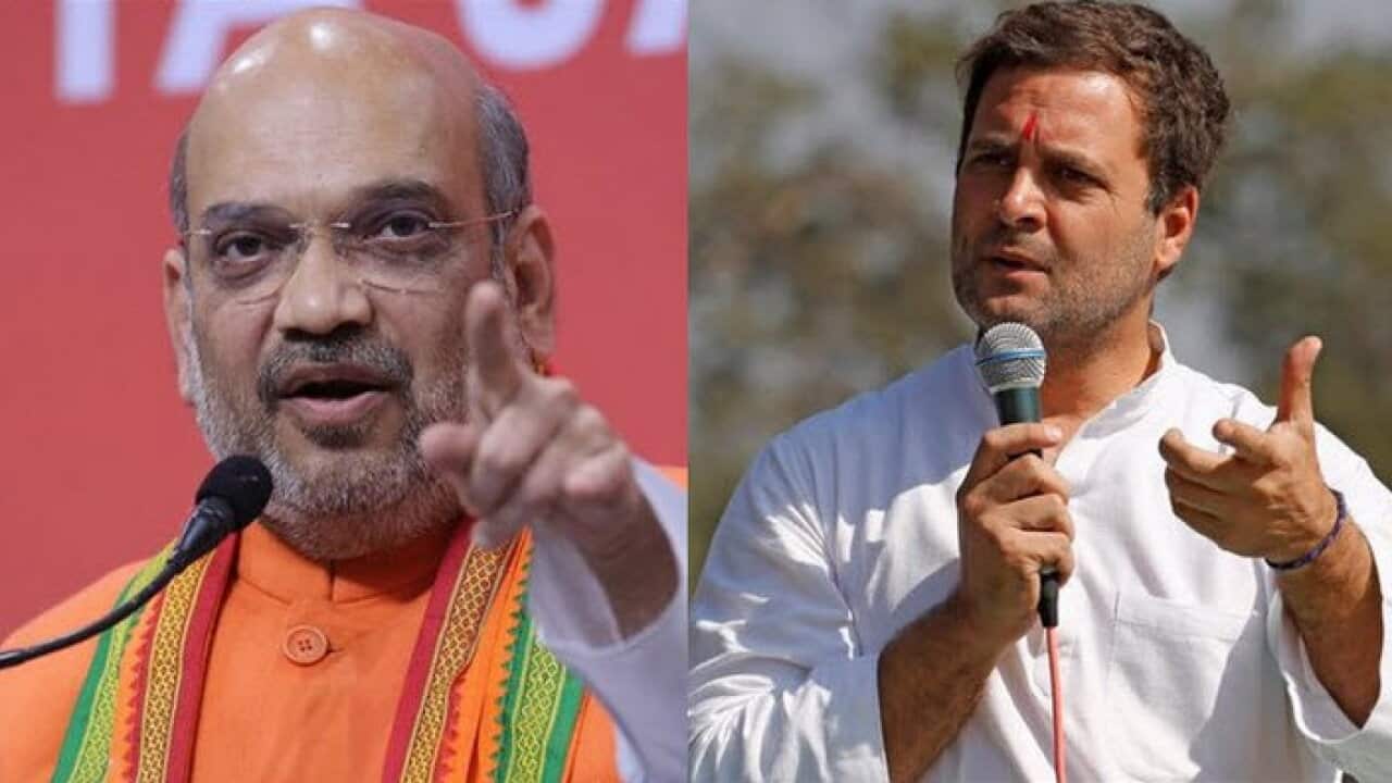 Rahul Gandhi and Amit Shah