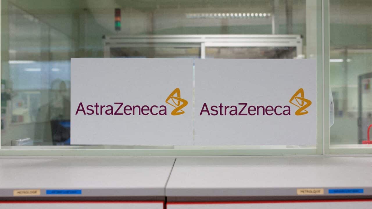 The AstraZeneca factory in Dunkirk, northern France.