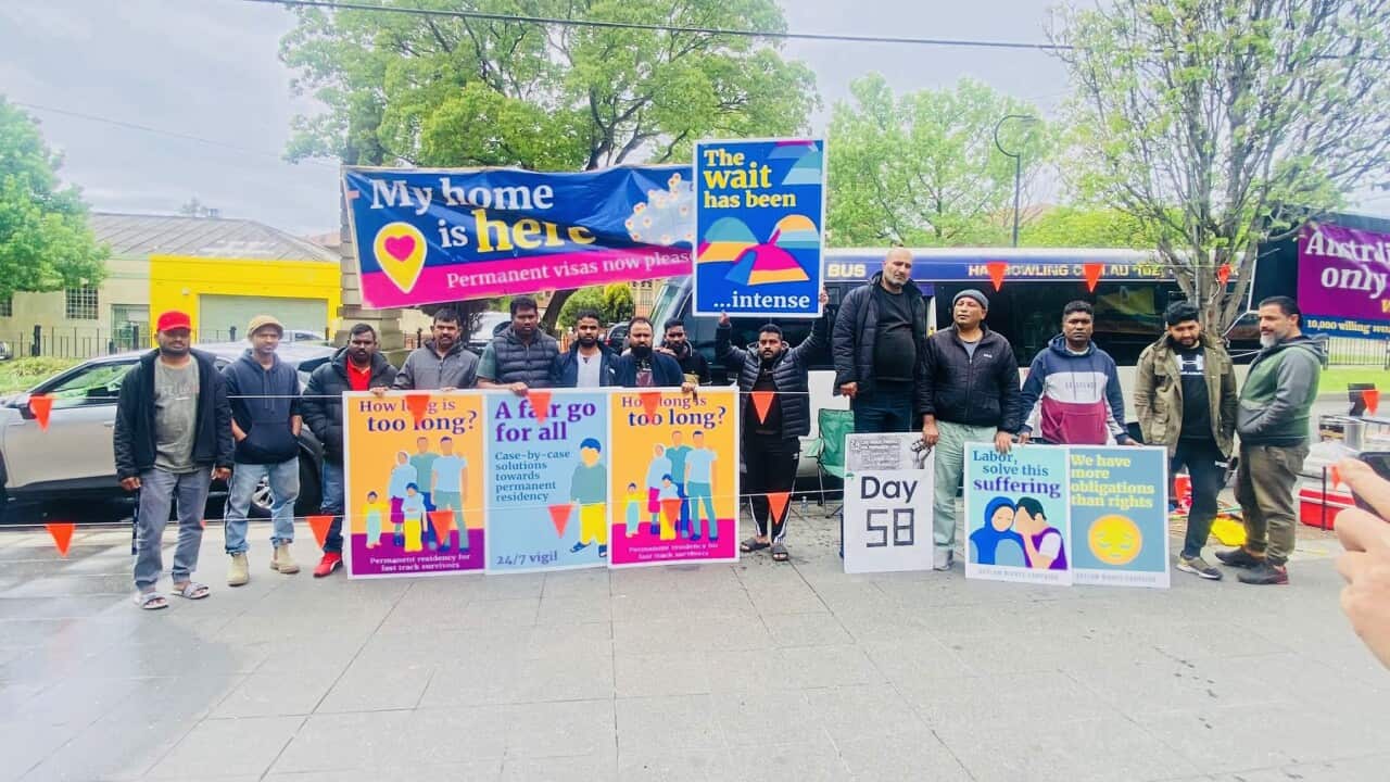 REFUGEE VISAS PROTESTS