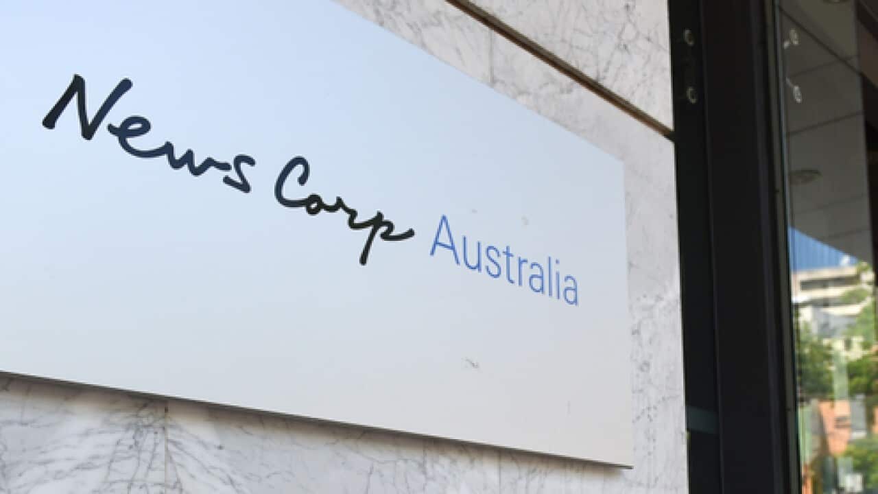The News Corp Australia office in Sydney