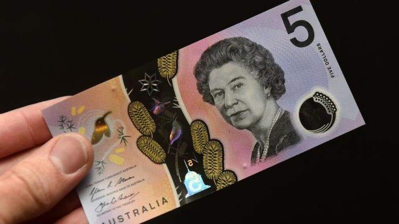 New five dollar note in market now.