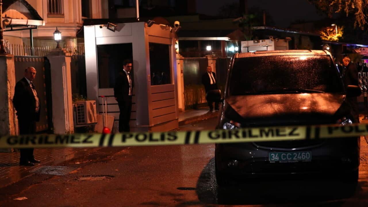 Turkish forensic police officers