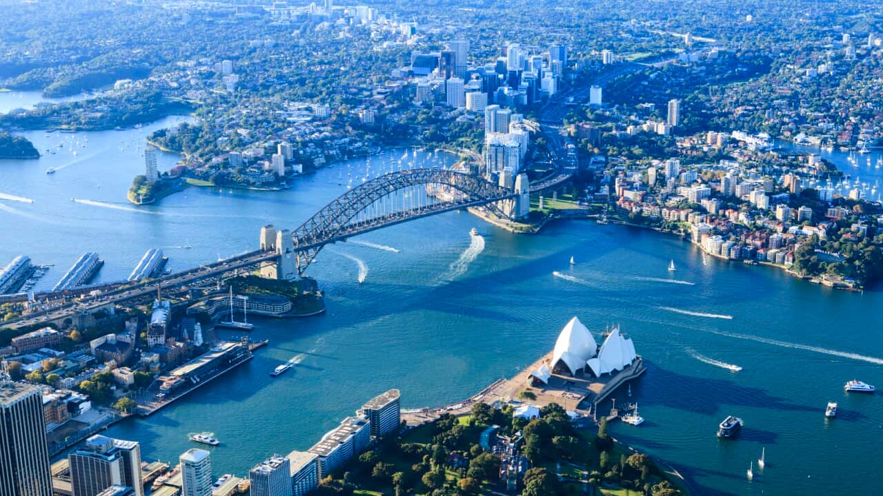 Sydney harbor panorama