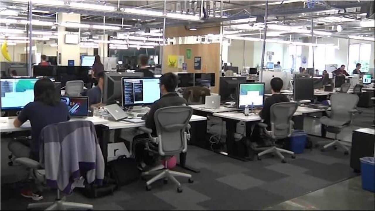 Facebook HQ at Menlo Park California