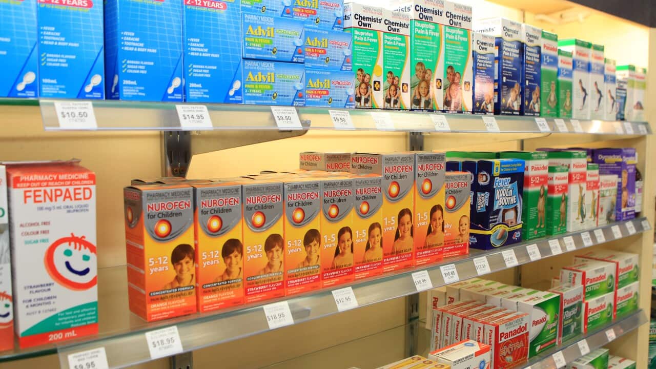 Various over the counter sleeping tablets for sale at a pharmacy in Melbourne, Saturday, July 7, 2012. (AAP Image/David Crosling) NO ARCHIVING