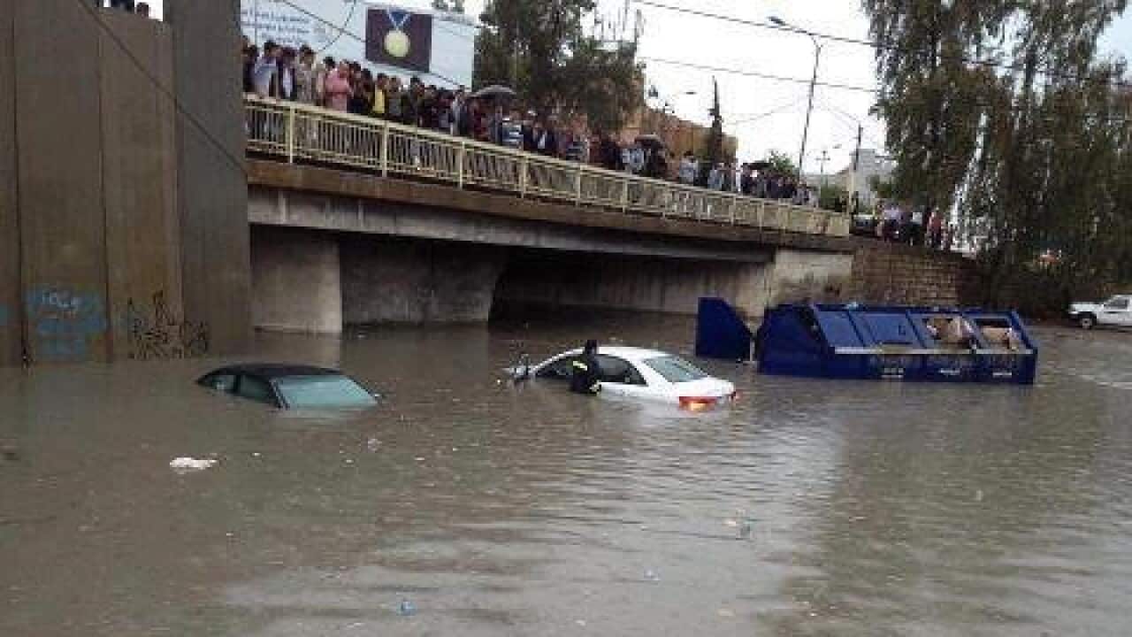 Flood in parts of Kurdistan Region, Iraq