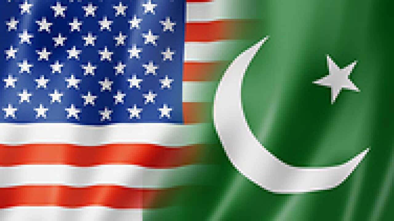 USA and Pakistan flag
