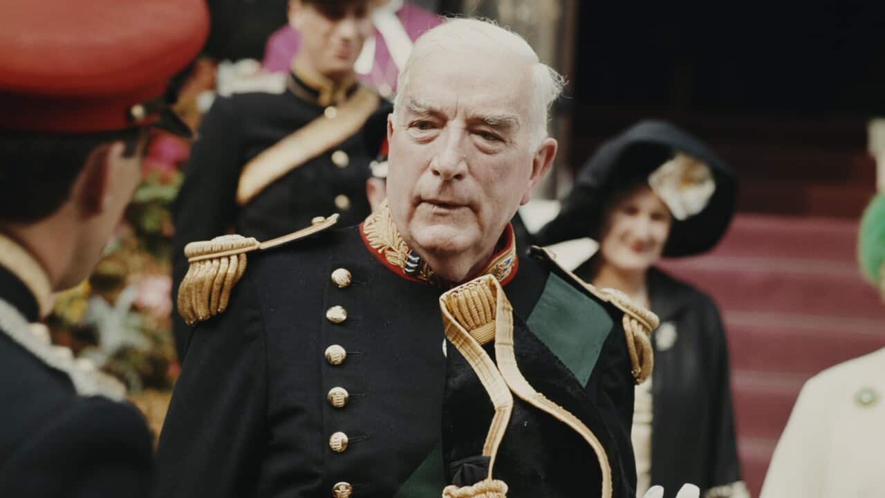 Sir Robert Menzies is installed as Warden of the Cinque Ports, during a ceremony at Dover, England, 20th July 1966