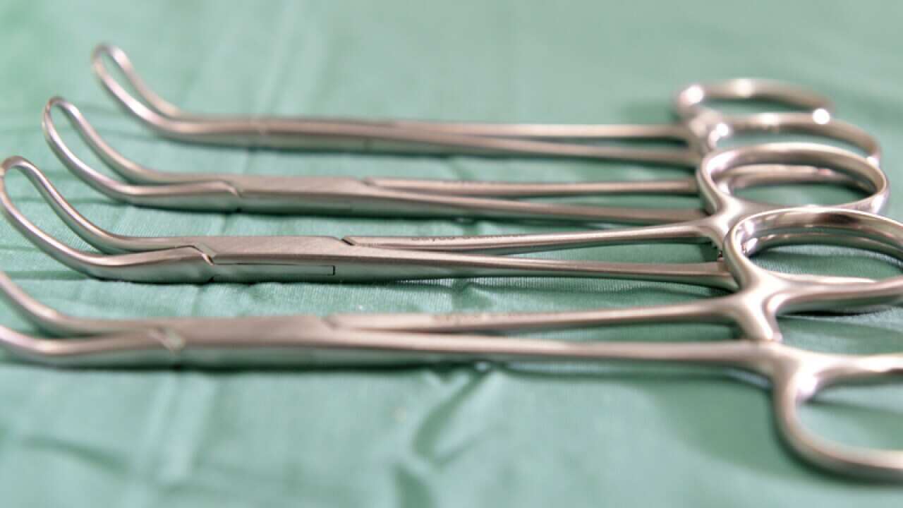 Surgical equipment at a hospital