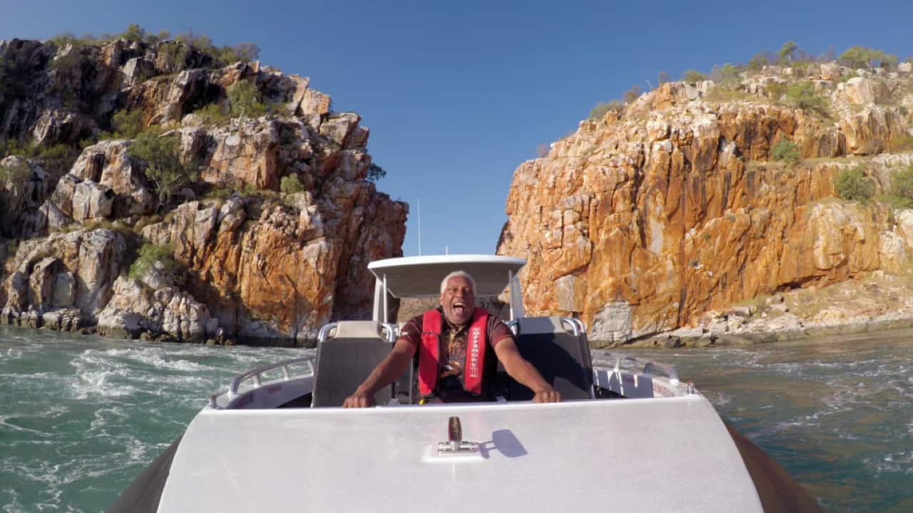 Season three of Going Places with Ernie Dingo