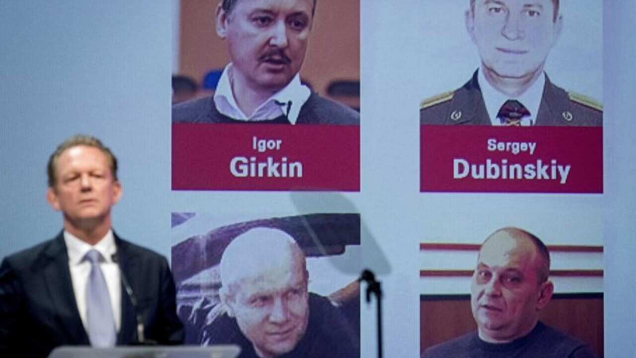 The Joint Investigation Team's Fred Westerbeke with suspect images