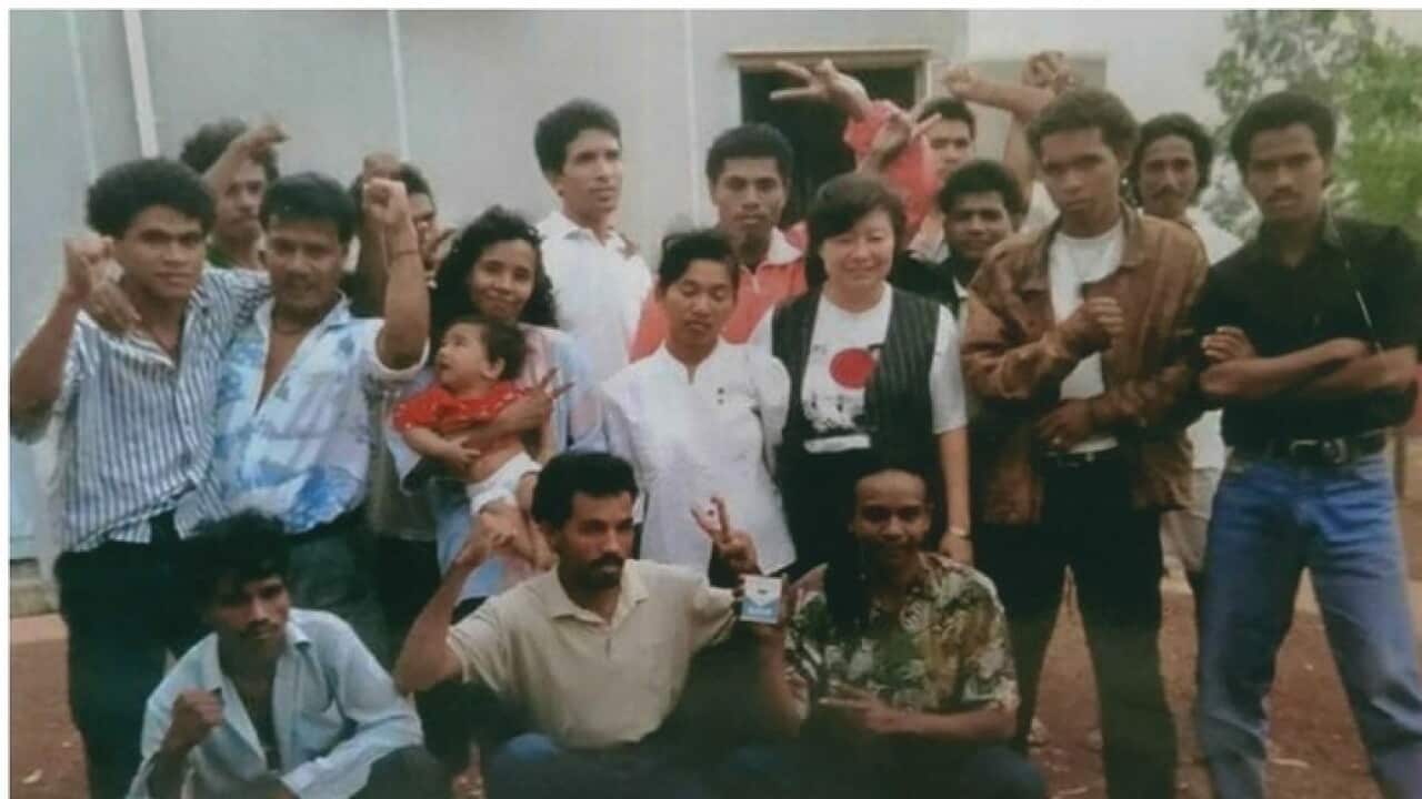 Foto grupu pasenjeiru sanulu resin ualu ho sira nia tradutora