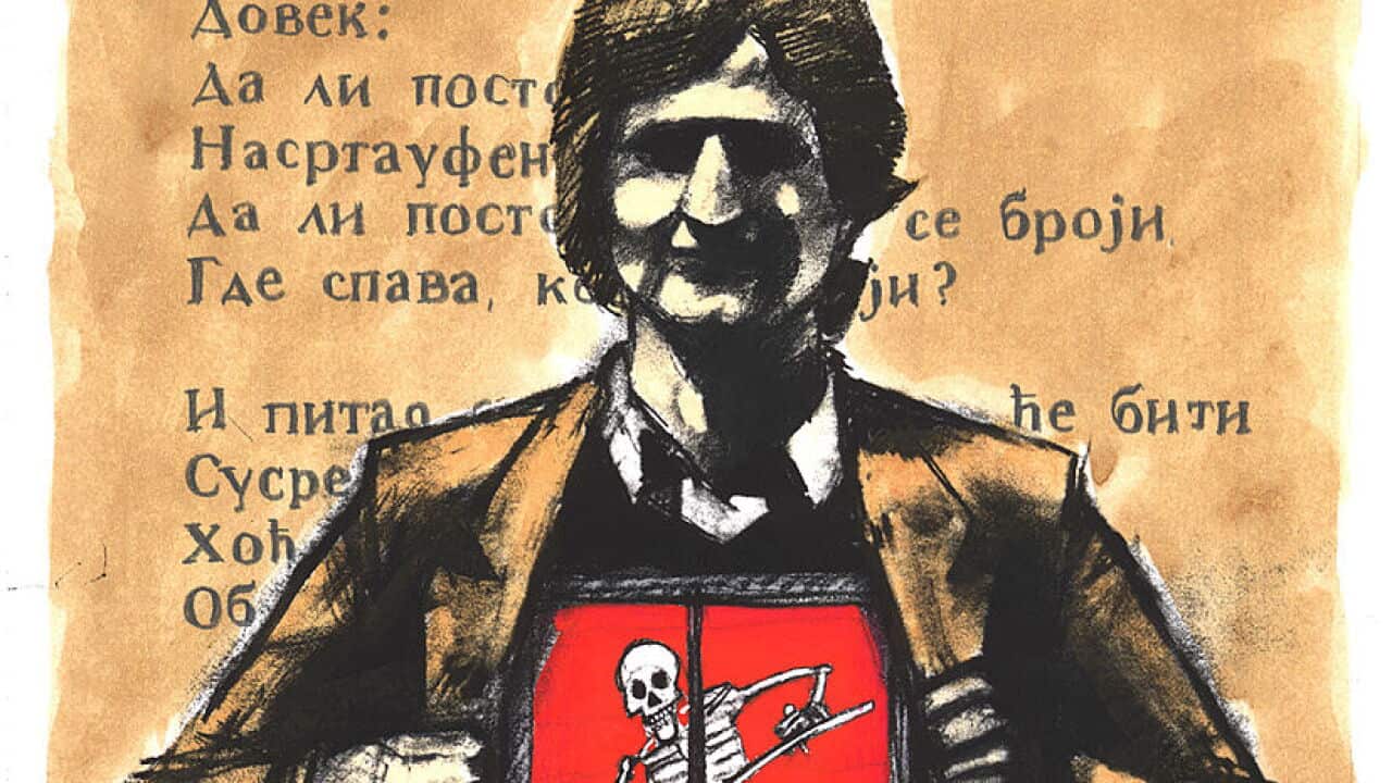 ILLUSTRATION: Radovan Karadzic