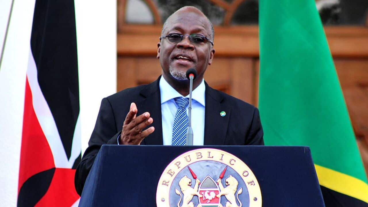 President of Tanzania John Magufuli in Nairobi