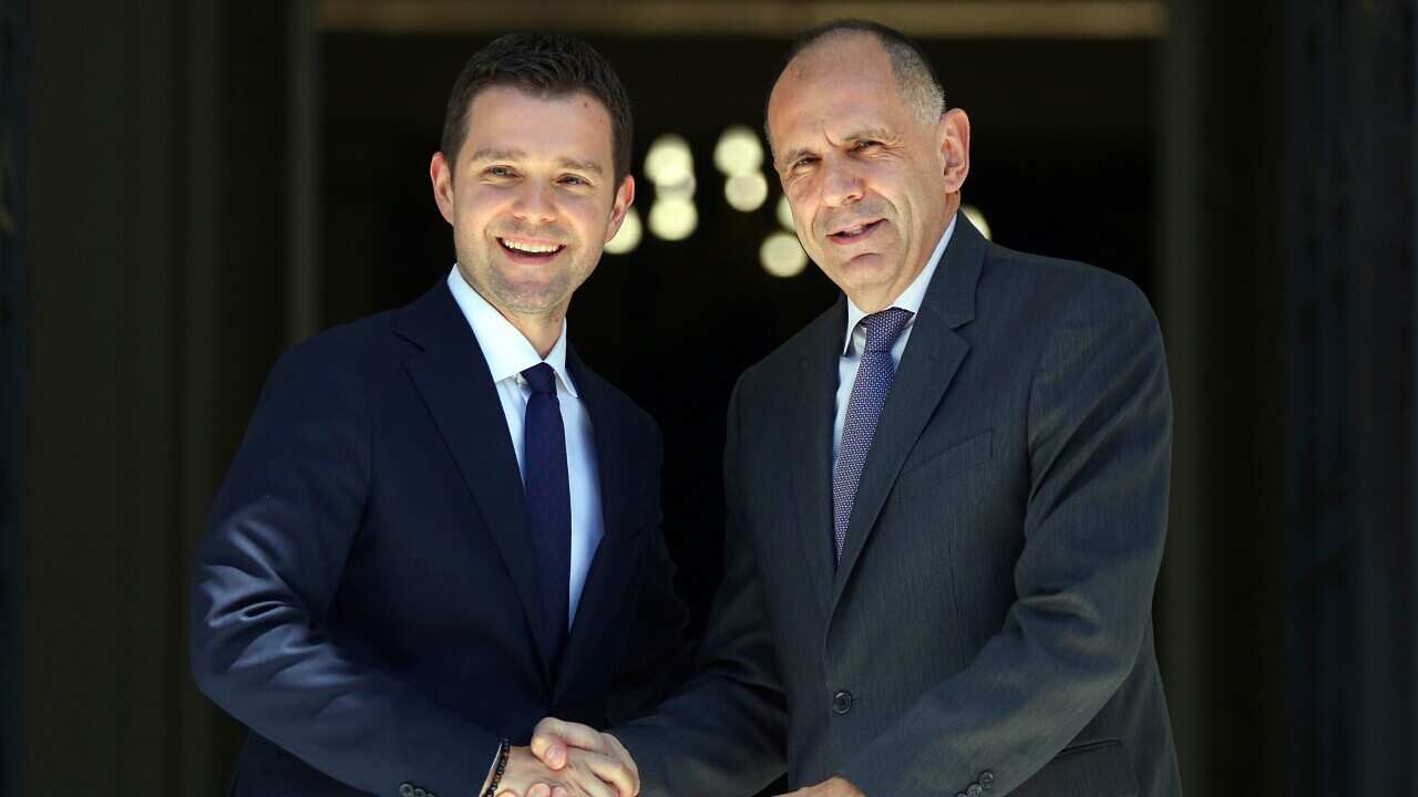 North Macedonia's Foreign Minister Mucunski visits Athens