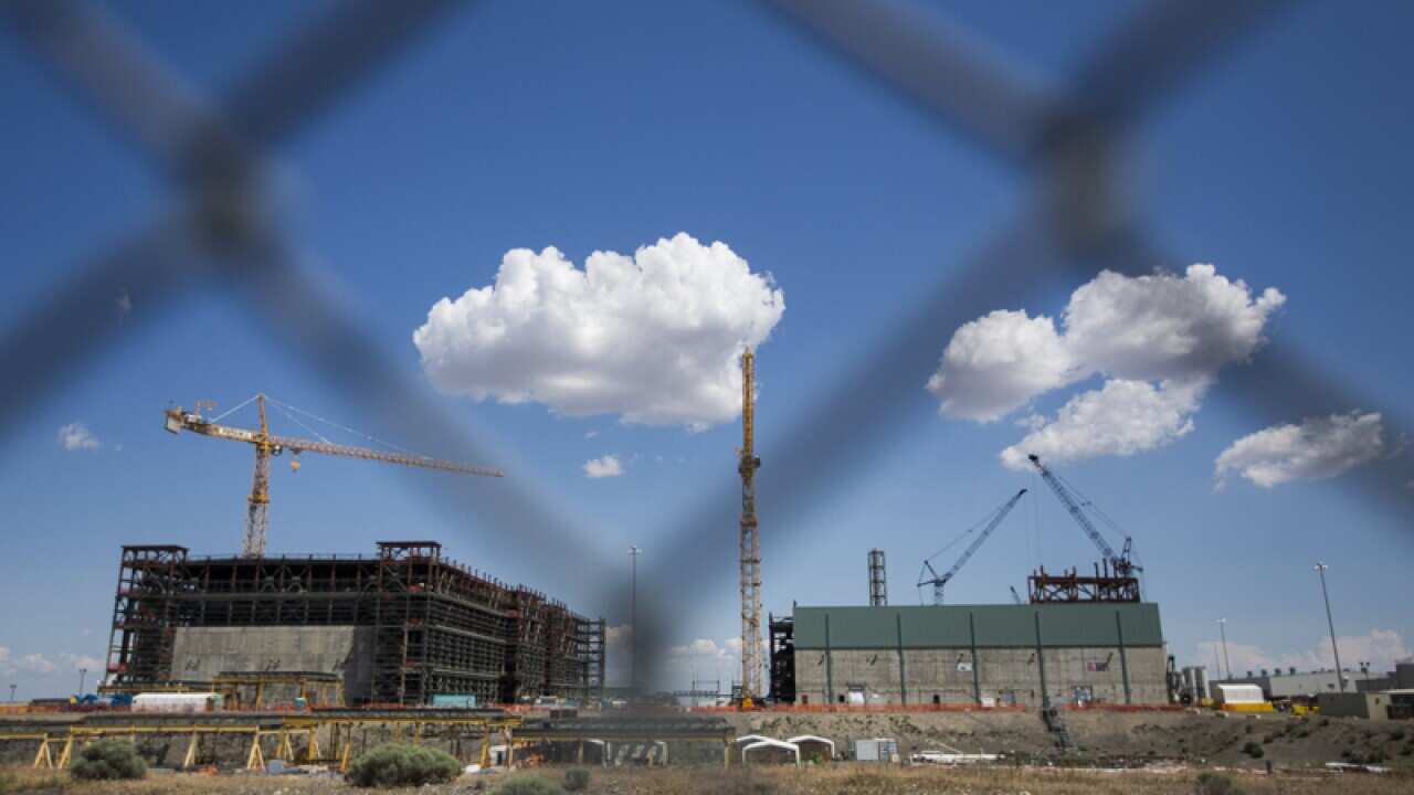 The waste treatment plant at the Hanford Nuclear Reservation