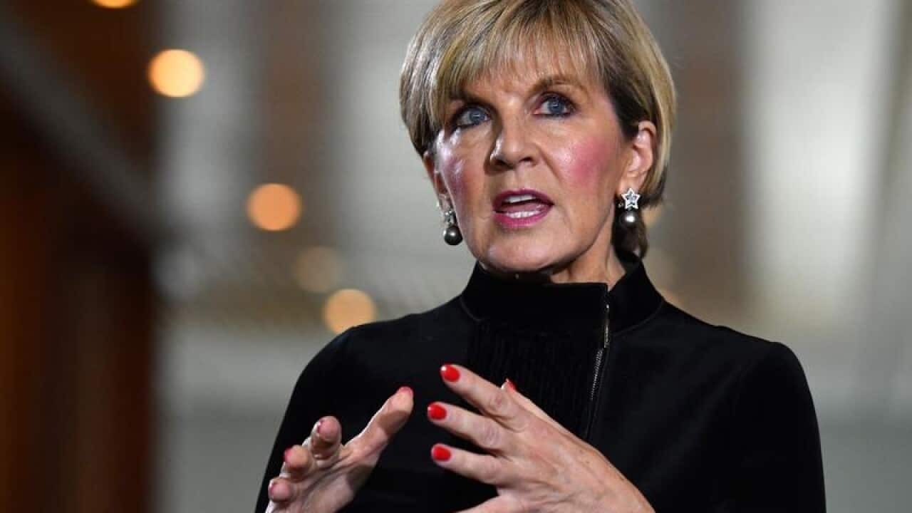 Minister for Foreign Affairs Julie Bishop