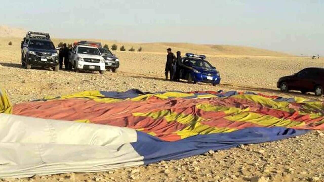 Egypt hot air balloon crash.