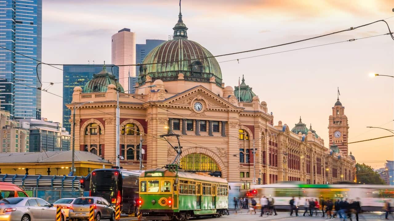Melbourne Flinders Street Train Station in Australia