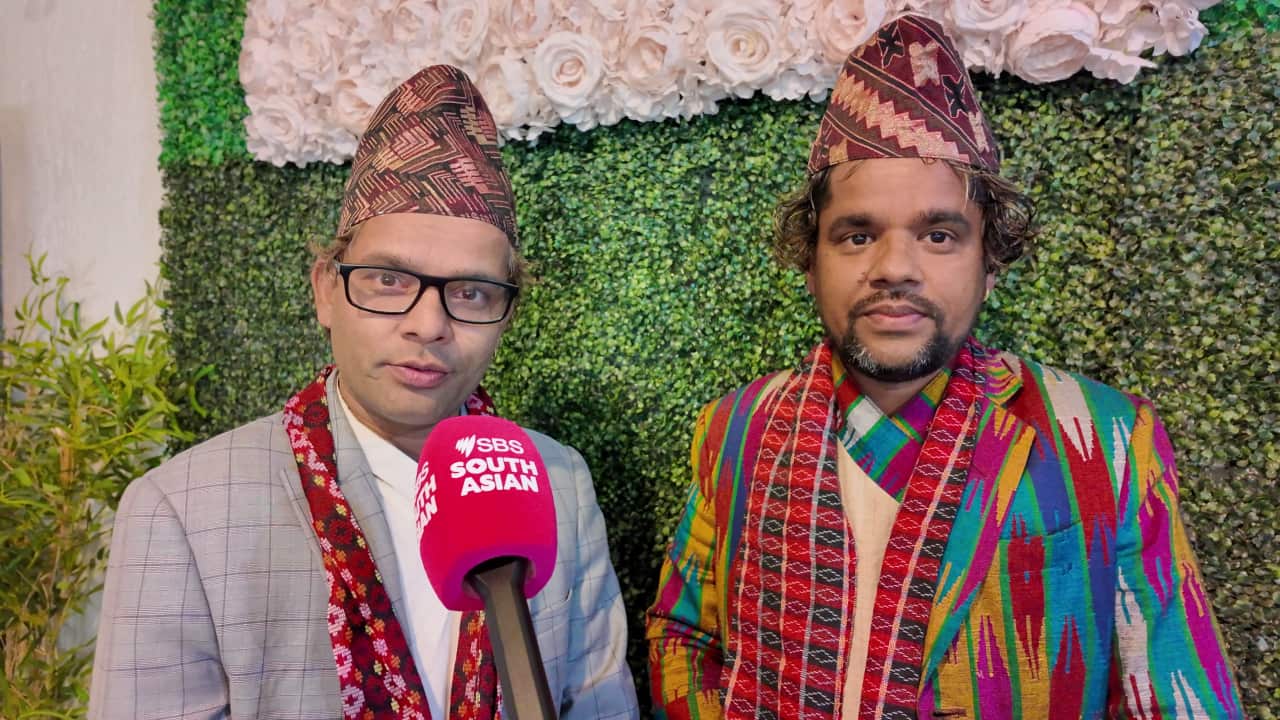 Durga Prasad Rimal (L) and Meg Nath Rimal (R).