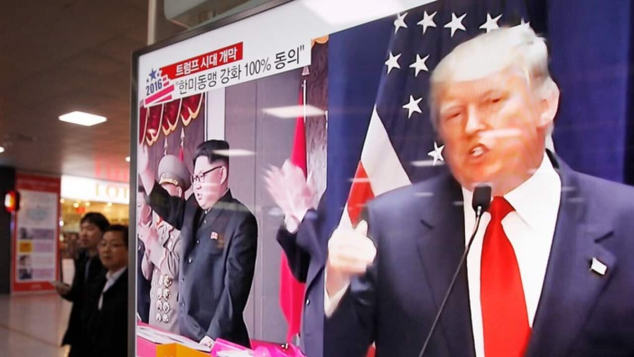 Donald Trump in South Korea TV