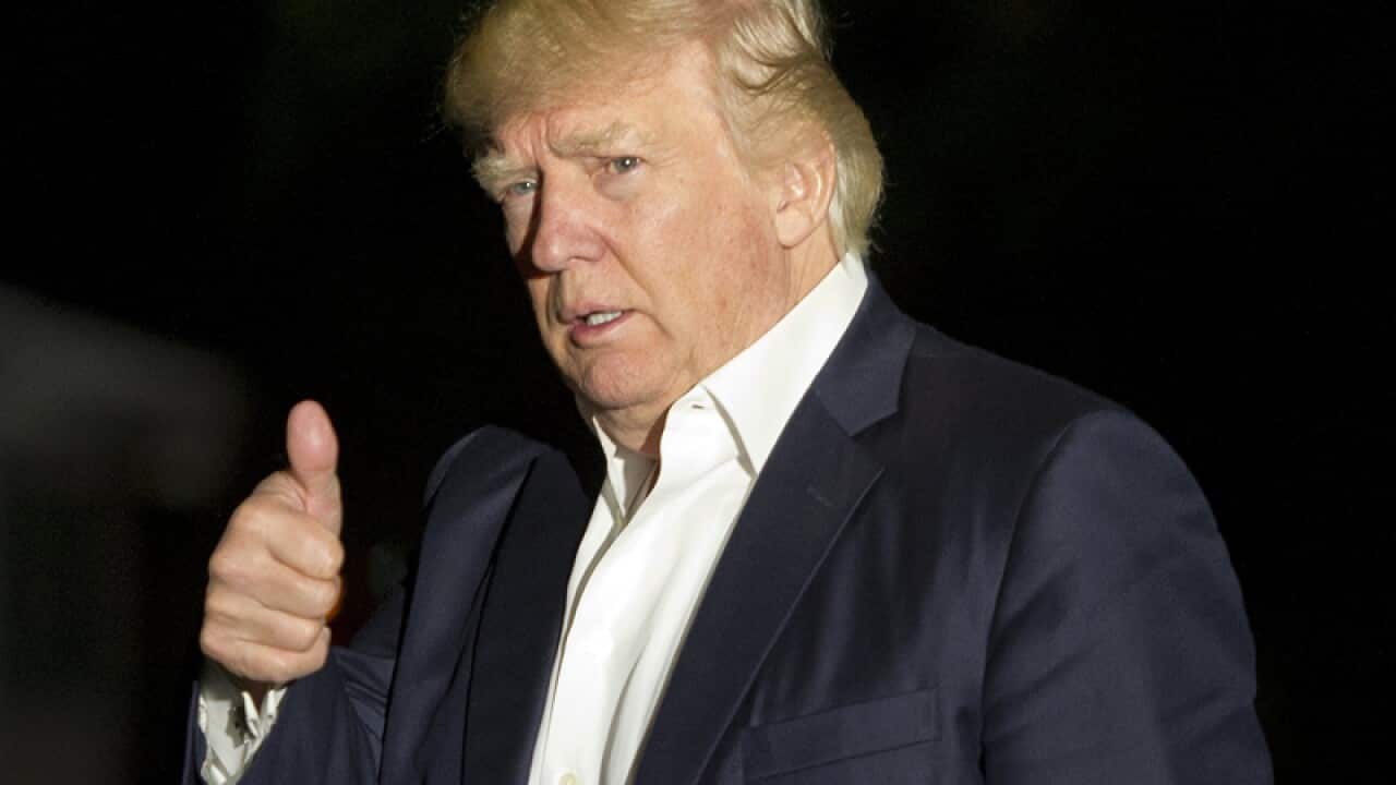 US President Donald Trump