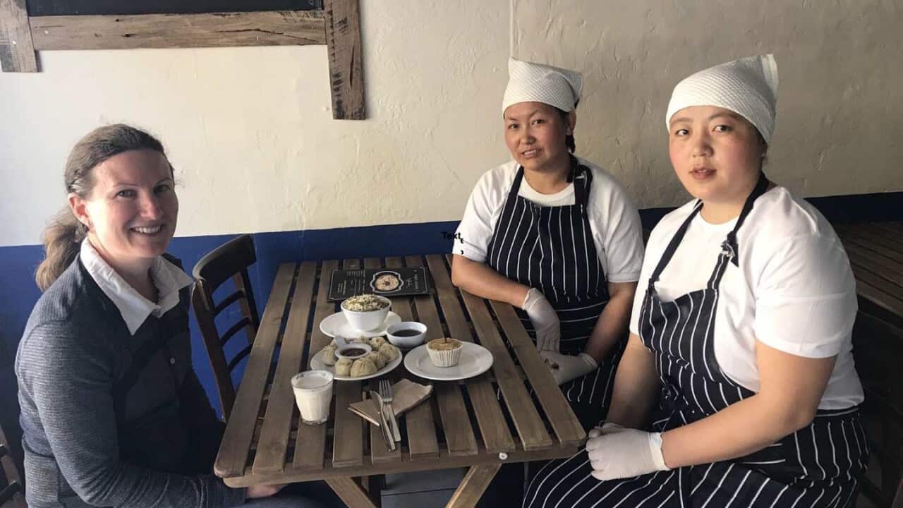 Pema Choedon and Kunga Dolma at Tibet Kitchen, Katoomba