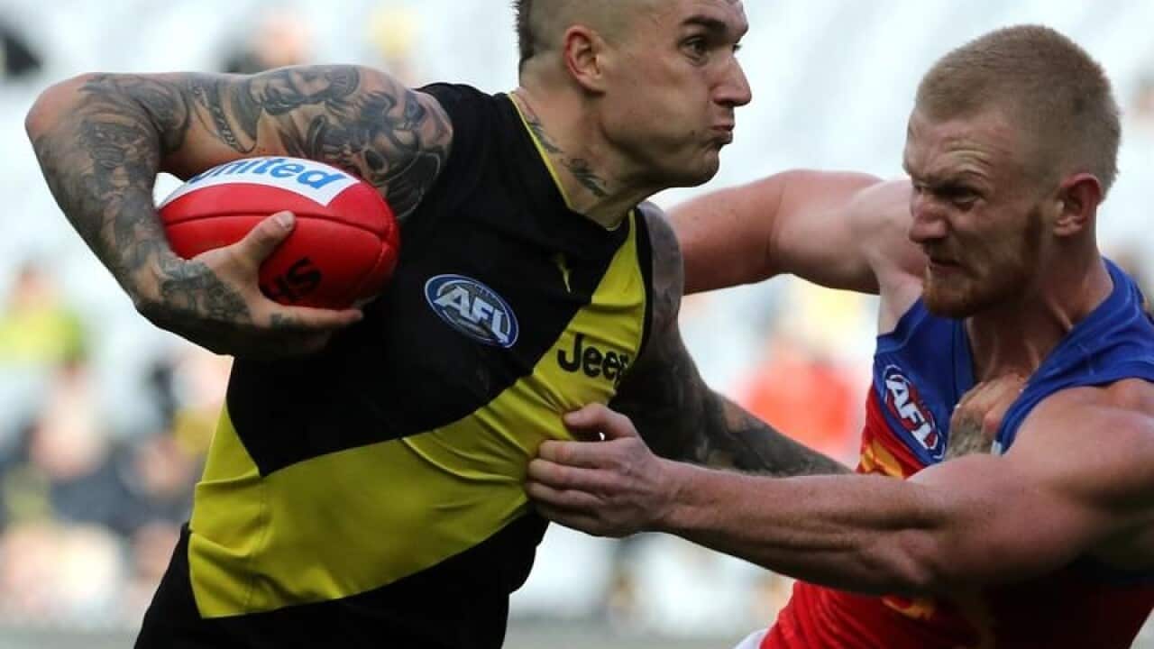 Dustin Martin of the Tigers.