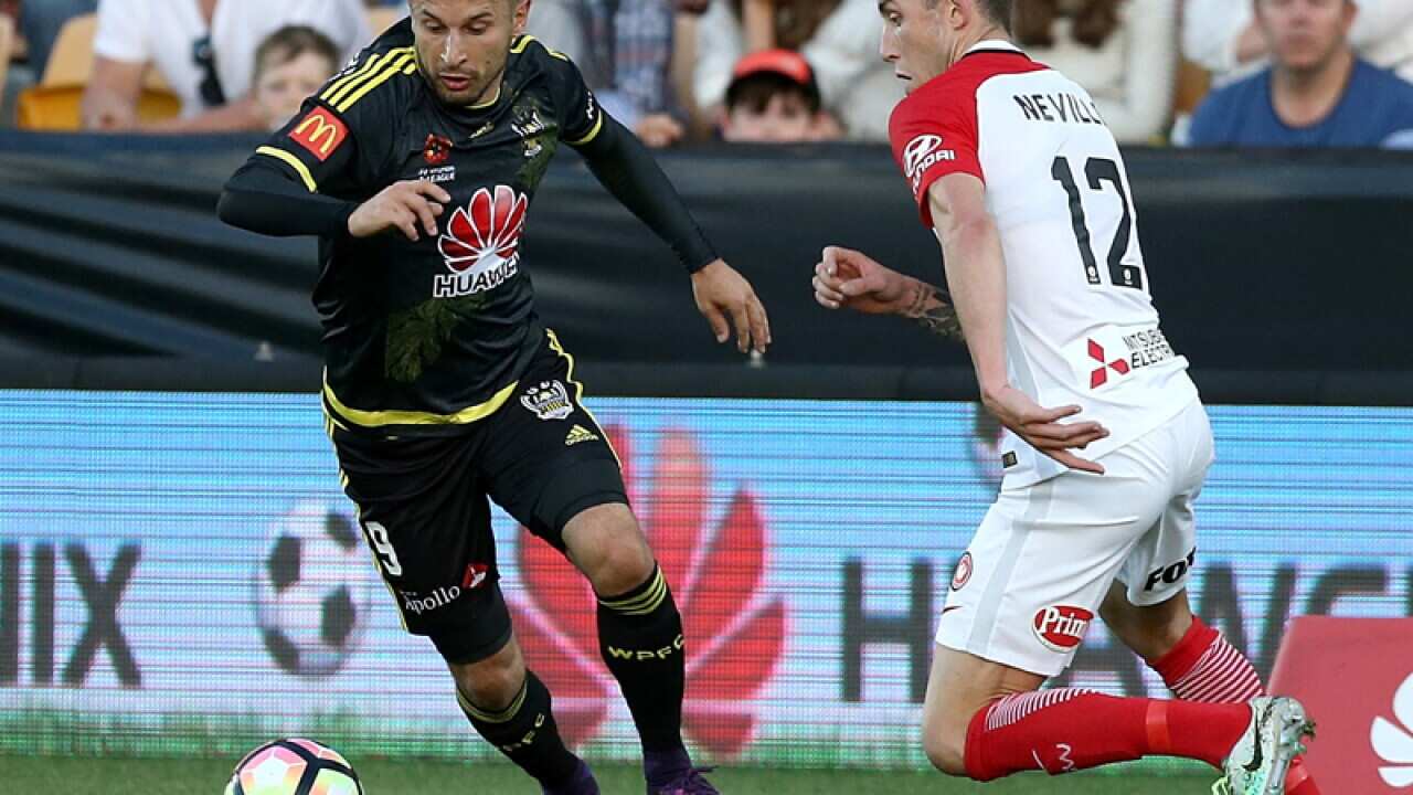 Scott Neville (R) challenges Kosta Barbarouses